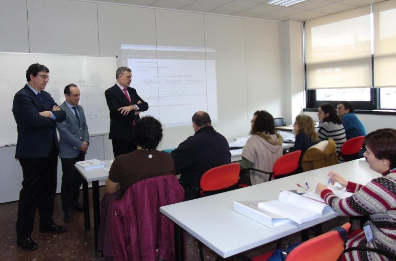 El director xeral de Orientación e Promoción Laboral de la Xunta de Galicia visita AIMEN