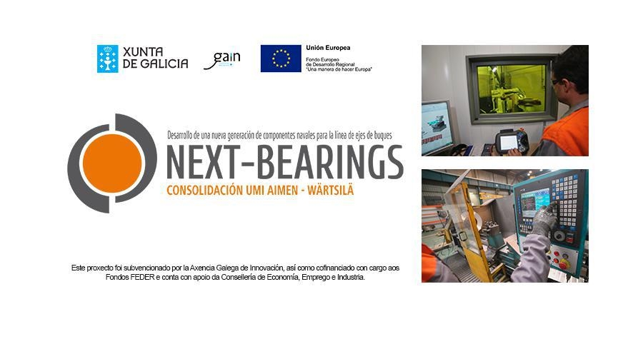 CONSOLIDACIÓN UMI NEXT-BEARINGS :: Desarrollo de una nueva generación de componentes  navales para la línea de ejes de  buques