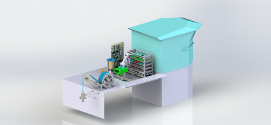 Sistema robotizado para muestreo de agua integrado en una embarcación